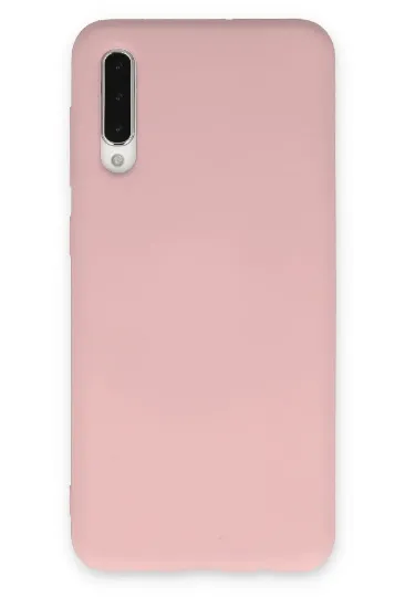 Newface Samsung Galaxy A30S Kılıf Nano içi Kadife Silikon - Pudra resmi