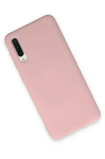 Newface Samsung Galaxy A30S Kılıf Nano içi Kadife Silikon - Pudra resmi