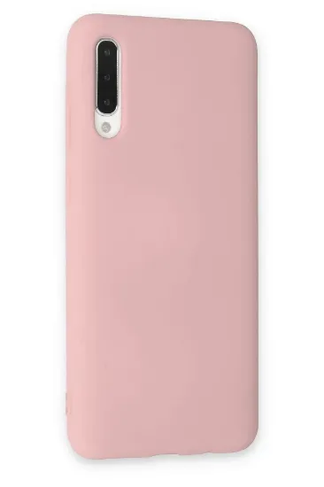 Newface Samsung Galaxy A30S Kılıf Nano içi Kadife Silikon - Pudra resmi