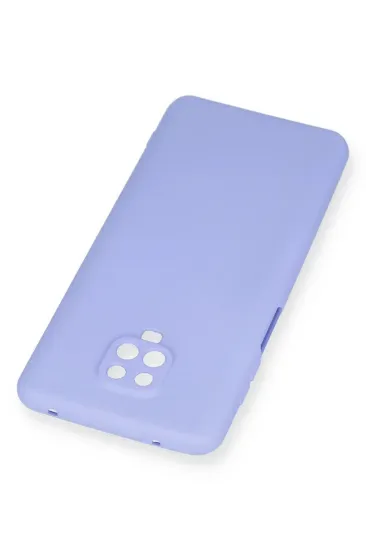 Newface Xiaomi Redmi Note 9 Pro Kılıf Nano içi Kadife Silikon - Lila resmi