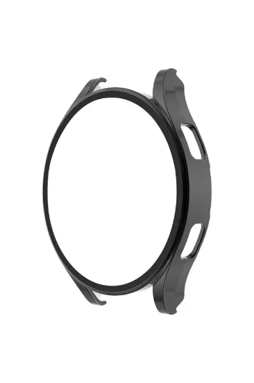 Newface Watch 5 Pro 45mm Wall Camlı Kasa Ekran Koruyucu - Siyah resmi