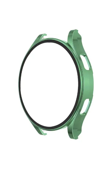 Newface Watch 5 Pro 45mm Wall Camlı Kasa Ekran Koruyucu - Koyu Yeşil resmi