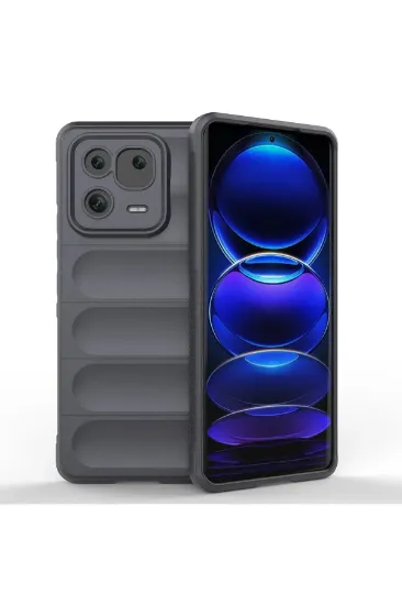 Newface Xiaomi Mi 13 Kılıf Optimum Silikon - Siyah resmi