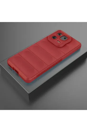Newface Xiaomi Mi 13 Kılıf Optimum Silikon - Kırmızı resmi