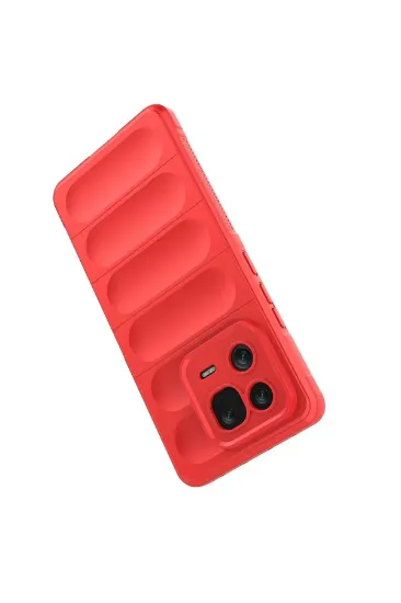 Newface Xiaomi Mi 13 Kılıf Optimum Silikon - Kırmızı resmi