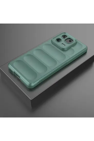 Newface Xiaomi Mi 13 Kılıf Optimum Silikon - Koyu Yeşil resmi