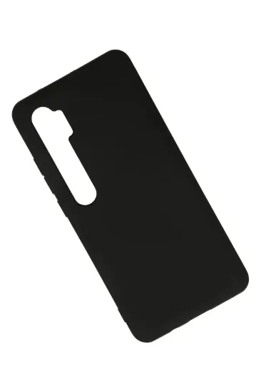 Newface Xiaomi Mi Note 10 Lite Kılıf Nano içi Kadife Silikon - Siyah resmi