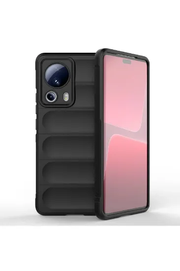 Newface Xiaomi Mi 13 Lite Kılıf Optimum Silikon - Siyah resmi