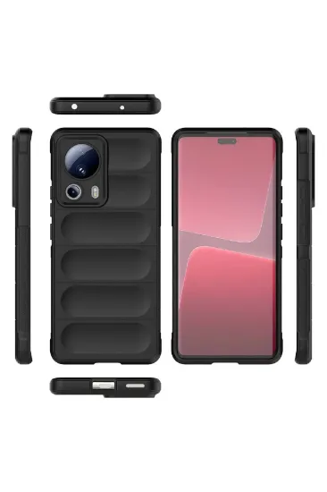 Newface Xiaomi Mi 13 Lite Kılıf Optimum Silikon - Siyah resmi