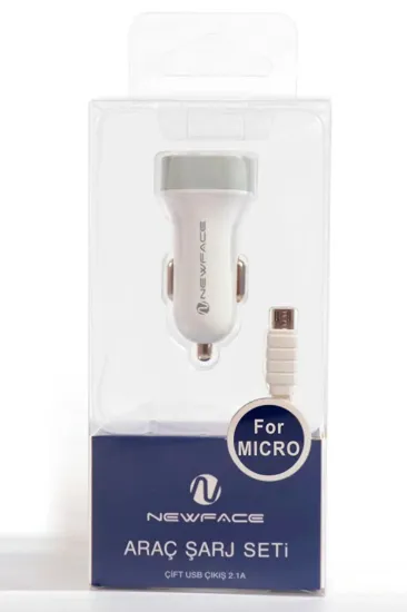 Newface C17 Micro USB 2.1A Araç Şarjı resmi