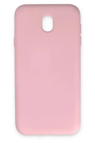 Newface Samsung Galaxy J7 Pro / J730 Kılıf Nano içi Kadife Silikon - Pudra resmi