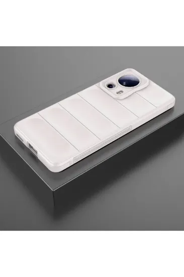 Newface Xiaomi Mi 13 Lite Kılıf Optimum Silikon - Krem resmi