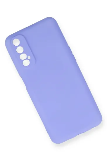 Newface Realme 7 Kılıf First Silikon - Lila resmi