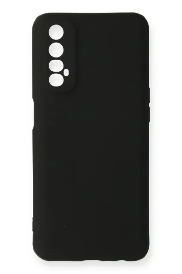 Newface Realme 7 Kılıf First Silikon - Siyah resmi