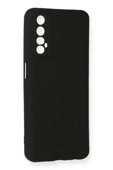 Newface Realme 7 Kılıf First Silikon - Siyah resmi