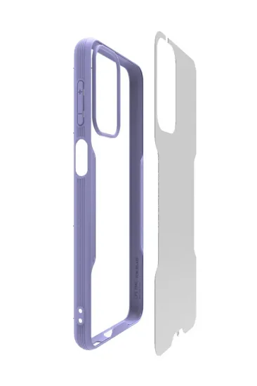 Newface Samsung Galaxy A23 4G Kılıf Platin Silikon - Sarı resmi