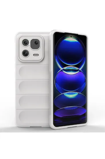 Newface Xiaomi Mi 13 Pro Kılıf Optimum Silikon - Krem resmi