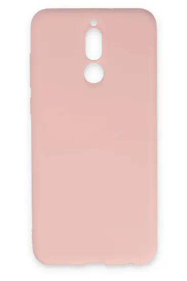 Newface Huawei Mate 10 Lite Kılıf Nano içi Kadife Silikon - Pudra resmi