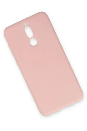 Newface Huawei Mate 10 Lite Kılıf Nano içi Kadife Silikon - Pudra resmi