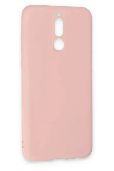 Newface Huawei Mate 10 Lite Kılıf Nano içi Kadife Silikon - Pudra resmi