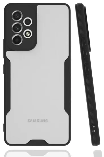 Newface Samsung Galaxy A33 5G Kılıf Platin Silikon - Siyah resmi