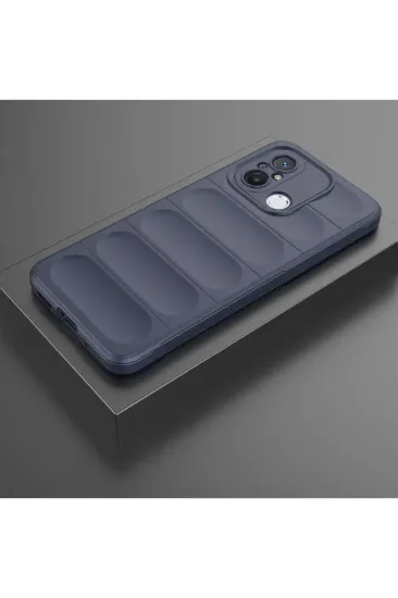 Newface Xiaomi Redmi 12C Kılıf Optimum Silikon - Lacivert resmi