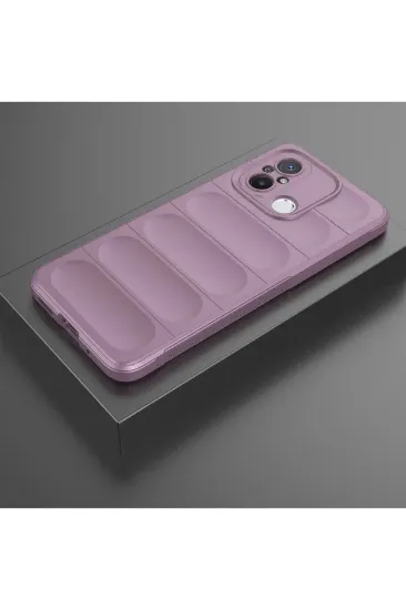 Newface Xiaomi Redmi 12C Kılıf Optimum Silikon - Mor resmi
