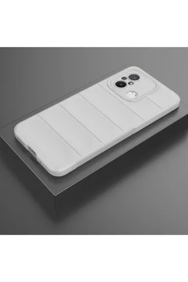 Newface Xiaomi Redmi 12C Kılıf Optimum Silikon - Krem resmi