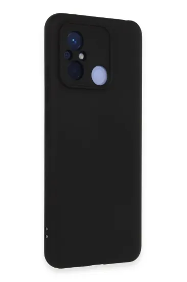 Newface Xiaomi Redmi 12C Kılıf Nano içi Kadife Silikon - Siyah resmi