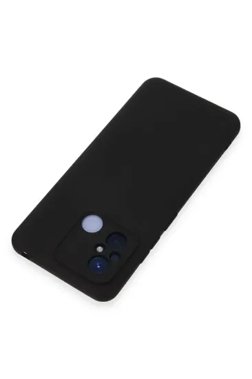 Newface Xiaomi Redmi 12C Kılıf Nano içi Kadife Silikon - Siyah resmi
