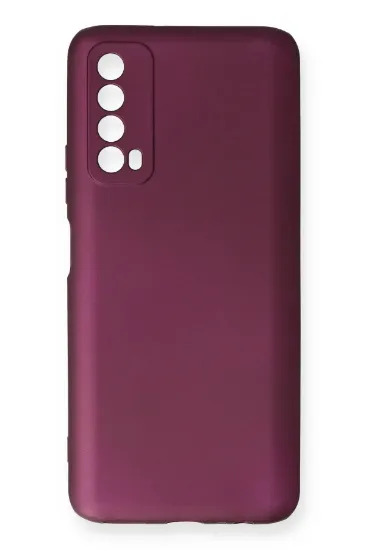 Newface Huawei P Smart 2021 Kılıf First Silikon - Mürdüm resmi