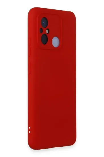 Newface Xiaomi Redmi 12C Kılıf Nano içi Kadife Silikon - Kırmızı resmi