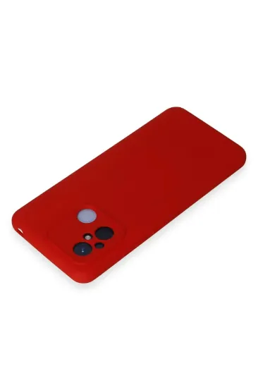 Newface Xiaomi Redmi 12C Kılıf Nano içi Kadife Silikon - Kırmızı resmi
