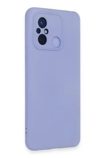 Newface Xiaomi Redmi 12C Kılıf Nano içi Kadife Silikon - Lila resmi