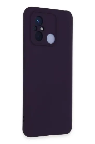 Newface Xiaomi Redmi 12C Kılıf Nano içi Kadife Silikon - Mor resmi