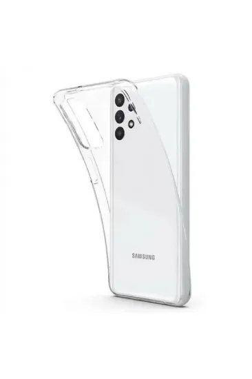 Newface Samsung Galaxy A13 4G Kılıf Lüx Şeffaf Silikon resmi