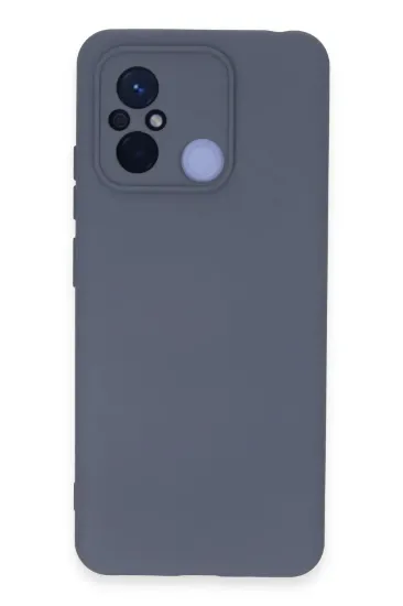 Newface Xiaomi Redmi 12C Kılıf Nano içi Kadife Silikon - Gri resmi