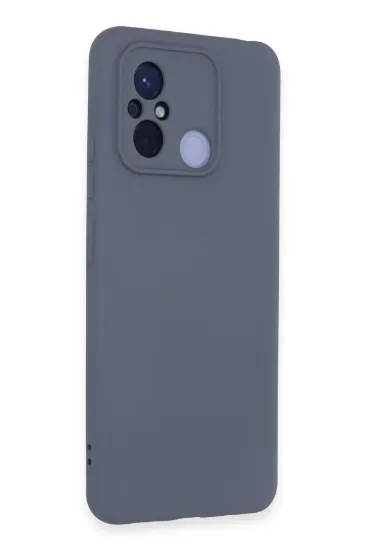 Newface Xiaomi Redmi 12C Kılıf Nano içi Kadife Silikon - Gri resmi