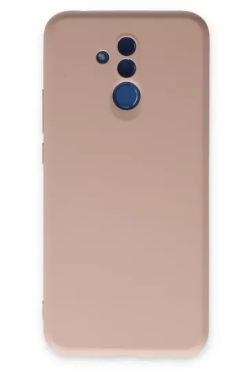 Newface Huawei Mate 20 Lite Kılıf Nano içi Kadife Silikon - Pudra resmi