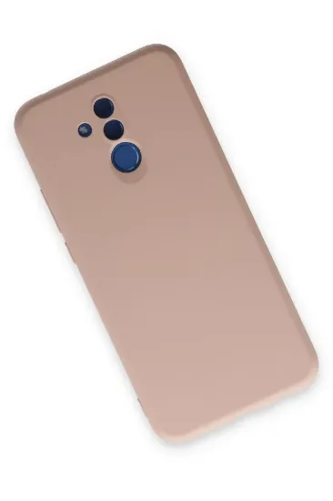 Newface Huawei Mate 20 Lite Kılıf Nano içi Kadife Silikon - Pudra resmi
