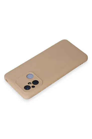 Newface Xiaomi Redmi 12C Kılıf Nano içi Kadife Silikon - Pudra resmi
