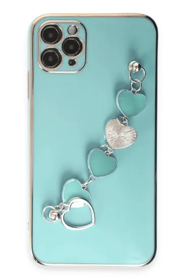 Newface iPhone 11 Pro Max Kılıf Esila Silikon - Su Yeşili resmi