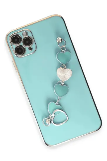 Newface iPhone 11 Pro Max Kılıf Esila Silikon - Su Yeşili resmi