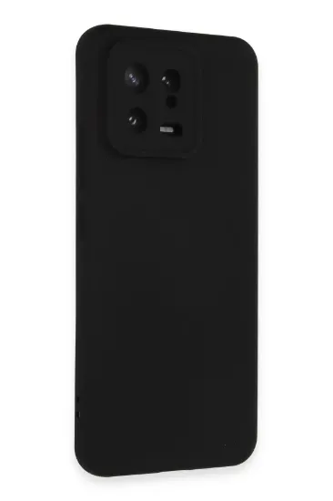 Newface Xiaomi Mi 13 Kılıf Nano içi Kadife Silikon - Siyah resmi