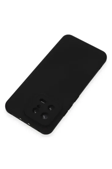 Newface Xiaomi Mi 13 Kılıf Nano içi Kadife Silikon - Siyah resmi