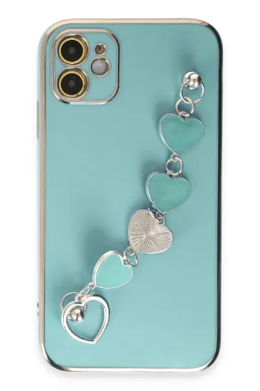 Newface iPhone 12 Kılıf Esila Silikon - Su Yeşili resmi