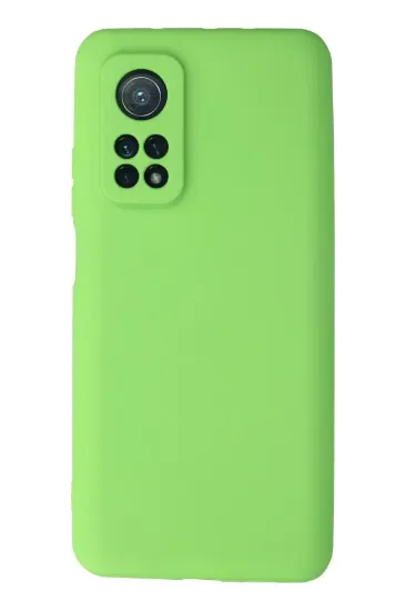 Newface Xiaomi Mi 10T Kılıf First Silikon - Yeşil resmi