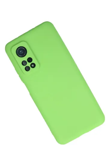 Newface Xiaomi Mi 10T Kılıf First Silikon - Yeşil resmi