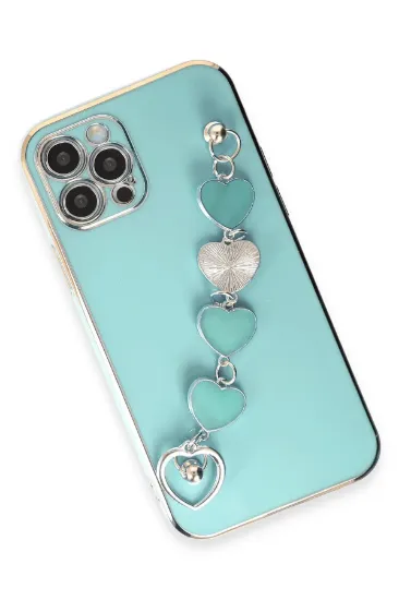 Newface iPhone 12 Pro Kılıf Esila Silikon - Su Yeşili resmi