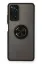 Newface Xiaomi Redmi Note 11 Pro Kılıf Montreal Yüzüklü Silikon Kapak - Siyah resmi